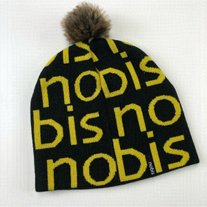 NOBIS NEW ski hat with tags knit beanie Macgyver knit toque